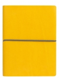 Блокнот Ciak Classic Grey в крапку (середній, жовтий)