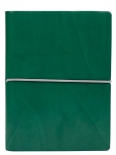 Блокнот Ciak Classic Grey в точку (средний, зелёный)