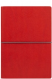 Блокнот Ciak Classic Grey в крапку (середній, червоний)