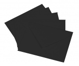 Набор мини-конвертов Clairefontaine Pollen (75 x 100 мм, чёрный, 5 штук)