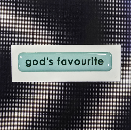 Купить Стікер Cobart «God's favourite» (об'ємний) в интернет магазине в Киеве: цены, доставка - интернет магазин Д.Магазин