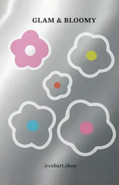 Купить Стікерпак Cobart «Glam & Bloomy» (A7, об'ємний) в интернет магазине в Киеве: цены, доставка - интернет магазин Д.Магазин