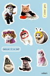 Стікерпак Cobart «Cats» (A6, об'ємний)