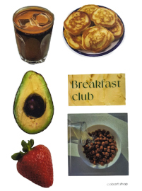 Купить Стікерпак Cobart «Breakfast» (A6, вініловий) в интернет магазине в Киеве: цены, доставка - интернет магазин Д.Магазин