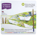 Набор акварельных карандашей Derwent Academy Watercolour (24 цвета)
