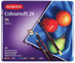 Набор карандашей Derwent Coloursoft (24 цвета)