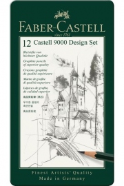 Купить Набор графитовых карандашей Faber-Castell 9000 Design Set 5B/5H (12 штук) в интернет магазине в Киеве: цены, доставка - интернет магазин Д.Магазин