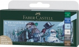 Набір брашпенів Faber-Castell 6 PITT artist pens Winterlude (6 кольорів)