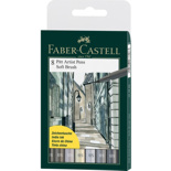 Набор брашпенов Faber-Castell 8 PITT artist pens Оттенки серого (8 цветов)