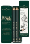 Набір графітових олівців Faber-Castell 9000 Design Set HB/8B (6 штук)