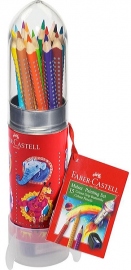 Купить Акварельные карандаши Faber-Castell Colour Grip Ракета 15 цветов + точилка в интернет магазине в Киеве: цены, доставка - интернет магазин Д.Магазин