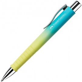 Купить Шариковая ручка Faber-Castell Poly Ball Urban Sunrise (бирюзово-желтая) в интернет магазине в Киеве: цены, доставка - интернет магазин Д.Магазин