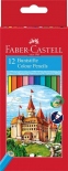 Кольорові олівці Faber-Castell Замок і Лицарі (12 основних кольорів)