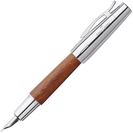 Купить Перьевая ручка Faber-Castell E-motion Pearwood Reddish Brown (древесина груши, коричневая, перо M) в интернет магазине в Киеве: цены, доставка - интернет магазин Д.Магазин