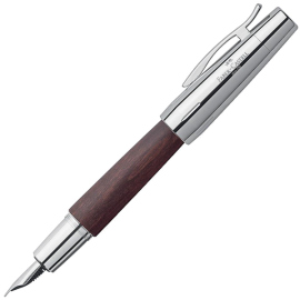 Купить Перьевая ручка Faber-Castell E-motion Pearwood Dark Brown (древесина груши, темно-коричневая, перо M) в интернет магазине в Киеве: цены, доставка - интернет магазин Д.Магазин
