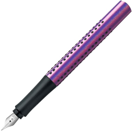 Купить Перьевая ручка Faber-Castell Grip Edition Glam Violet (перо M, фиолетовая) в интернет магазине в Киеве: цены, доставка - интернет магазин Д.Магазин
