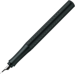 Чорнильна ручка Faber-Castell Grip 2011 Black (перо M, чорна)