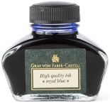 Чорнила Graf von Faber-Castell High Quality Ink (водостійкі, сині, 62,5 мл)