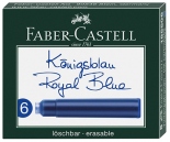 Набор картриджей для перьевых ручек Faber-Castell (6 штук, синие)