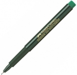 Линер Faber-Castell Fine Pen (зеленый)