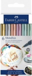 Набор маркеров Faber-Castell Metallics Marker (1,5 мм, 6 цветов)