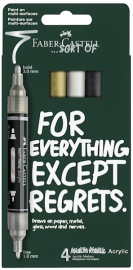 Купить Набор акриловых маркеров Faber-Castell Multimark Classic (4 цвета) в интернет магазине в Киеве: цены, доставка - интернет магазин Д.Магазин