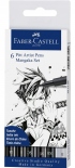 Набор капиллярных ручек Faber-Castell 6 PITT Mangaka Set (6 шт)