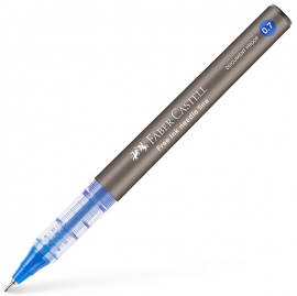 Купити Ролерна ручка Faber-Castell Free Ink (0,7 мм, синій, голчастий наконечник) в інтернет магазині в Києві: ціни, доставка - інтернет магазин Д.Магазин