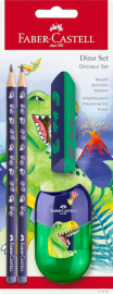 Купить Набор Faber-Castell Dinosaur Blue (2 карандаша + точилка + ластик, синий) в интернет магазине в Киеве: цены, доставка - интернет магазин Д.Магазин