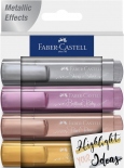 Набір маркерів Faber-Castell Metallic Textliner (4 кольори)