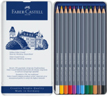 Акварельные карандаши Faber-Castell Goldfaber (12 цветов)