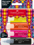 Набір маркерів Faber-Castell Highlighter Textliner Glassy SuperFluo (4 кольори)
