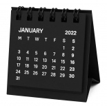 Настольный календарик Fenimore на 2022 год (чёрный)