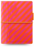 Органайзер Filofax Domino Patent Pocket (оранжево-розовые полосы)  