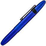 Ручка Fisher Space Pen Bullet (синій місяць / чорна з кліпсою)