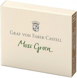 Купить Набор картриджей для перьевых ручек Graf von Faber-Castell Moss Green (6 штук, моховый зеленый) в интернет магазине в Киеве: цены, доставка - интернет магазин Д.Магазин