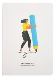 Купить Скетчбук Hiver Books Girl A5 (72 страницы) в интернет магазине в Киеве: цены, доставка - интернет магазин Д.Магазин