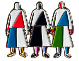 Купить Значок на одяг Inspired by UA «Дівчата у полі» (Колекція Казимира Малевича) в интернет магазине в Киеве: цены, доставка - интернет магазин Д.Магазин