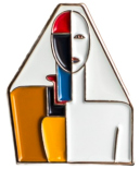 Значок на одяг Inspired by UA «Жіночий торс» (Колекція Казимира Малевича)