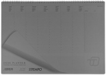 Настільний планер inTempo Maxi недатований (50 х 35 см, сірий)