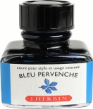 Чернила для каллиграфии J. Herbin D Bleu Pervenche (голубые, 30 мл)