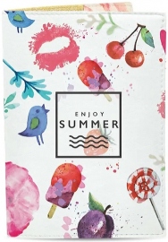 Купить Обложка для паспорта Just Cover "Enjoy Summer" в интернет магазине в Киеве: цены, доставка - интернет магазин Д.Магазин