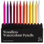 Набір акварельних бездеревних олівців Karst Woodless Artist (24 кольори)
