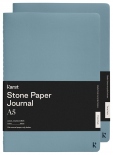 Набор тетрадей Karst Journal в линию/нелинованный (средний, голубой ледник)