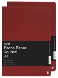 Набір зошитів Karst Journal в лінію/нелінований (середній, піно-бордо)
