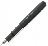 Перьевая ручка Kaweco Al Sport Black (алюминий, черная, перо F)