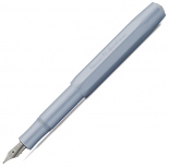 Перьевая ручка Kaweco Al Sport Light Blue (алюминий, голубая, перо F)