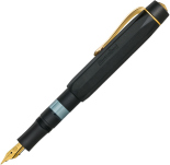 Чорнильна ручка Kaweco Piston Sport Al Solo Black Gold (алюміній, чорна, перо EF)