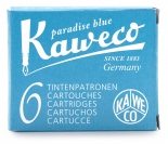 Набор картриджей для чернильных ручек Kaweco (бирюзового цвета, 6 шт.)