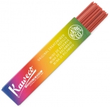 Набір грифелів графітних для механічного олівця Kaweco (червоні, 2,0 мм, НВ, 24 штуки)